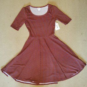 LuLaRoe, Multicolor, 3/4 Sleeve Dress, in a size Large